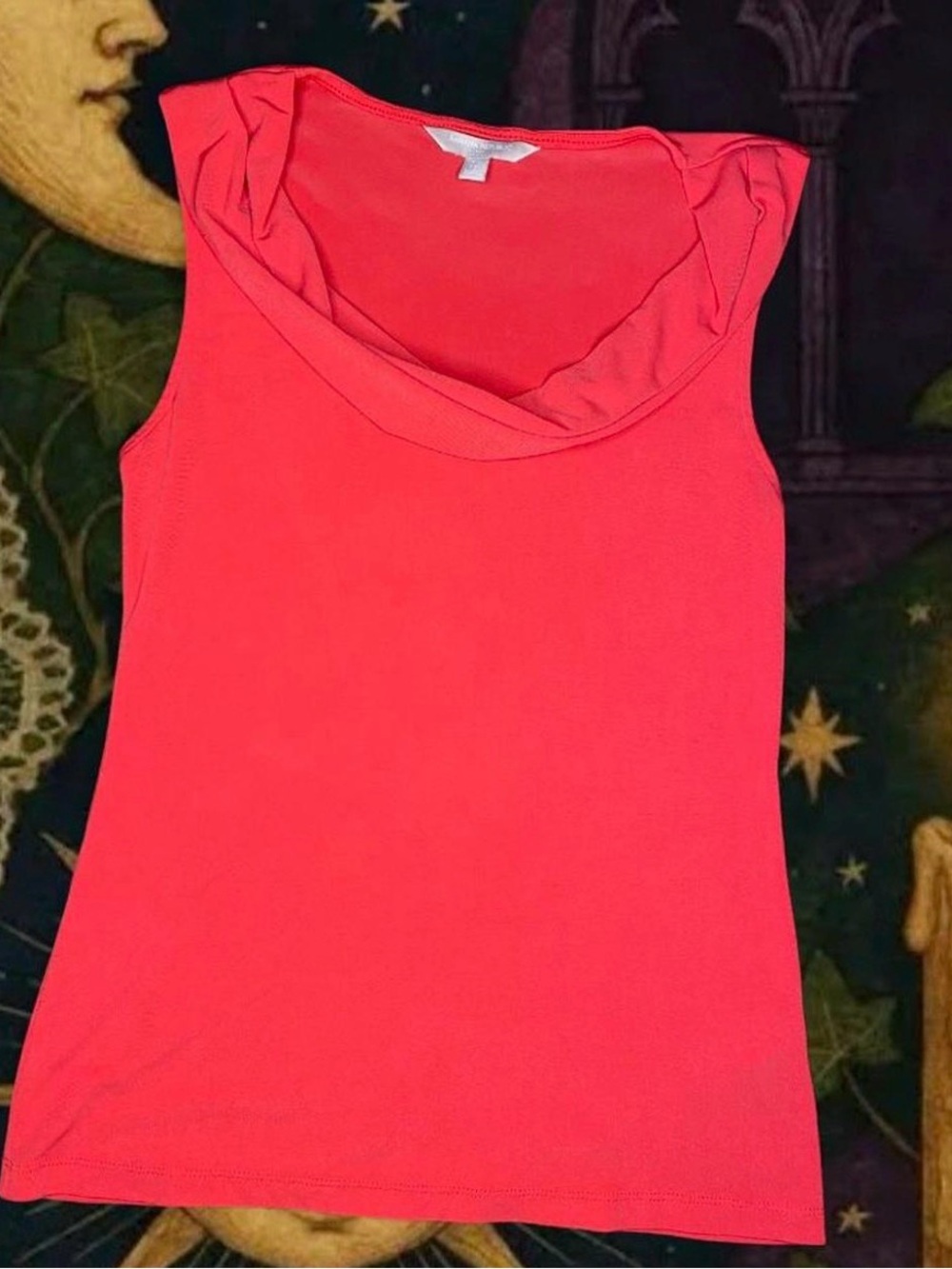 Sleeveless Coral Red Women’s Tank Top